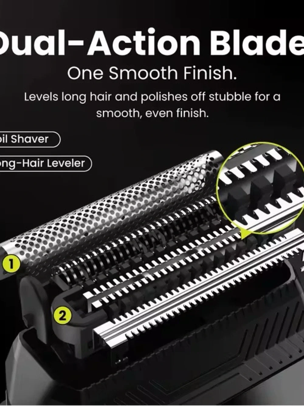 Electric shaver Black Foil Shaver Face Mask Alternative - Neuryn